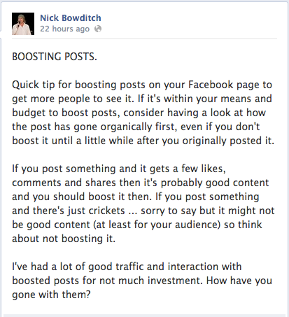 NIck Bowditch  thought leader in Social Media